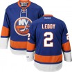 Reebok New York Islanders 2 Men's Nick Leddy Authentic Royal Blue Home NHL Jersey