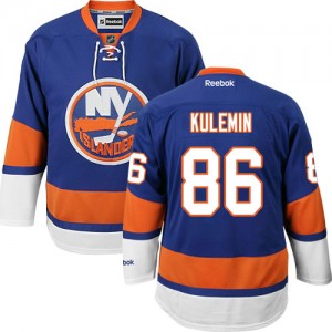Reebok New York Islanders 86 Men's Nikolay Kulemin Authentic Royal Blue Home NHL Jersey