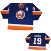 CCM New York Islanders 19 Men's Bryan Trottier Authentic Royal Blue Throwback NHL Jersey