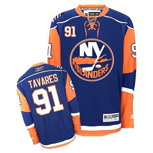 John Tavares Authentic Navy Blue NHL Jersey