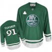 Reebok New York Islanders 91 Youth John Tavares Premier Green St Patty's Day NHL Jersey