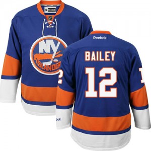 Reebok New York Islanders 12 Men's Josh Bailey Authentic Royal Blue Home NHL Jersey