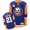 Reebok New York Islanders 21 Men's Kyle Okposo Authentic Navy Blue NHL Jersey