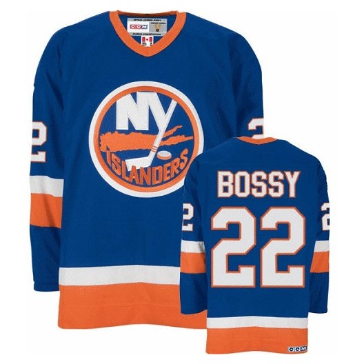سبونج بوب شخصيات CCM New York Islanders 22 Men's Mike Bossy Authentic Royal Blue ... سبونج بوب شخصيات