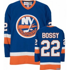 Mike Bossy Authentic Royal Blue 
