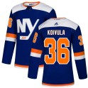 Adidas New York Islanders Men's Otto Koivula Authentic Blue Alternate NHL Jersey