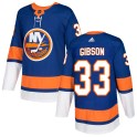 Adidas New York Islanders Men's Christopher Gibson Authentic Royal ized Home NHL Jersey