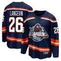 Fanatics Branded New York Islanders Youth Dave Langevin Breakaway Navy Special Edition 2.0 NHL Jersey