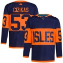 Adidas New York Islanders Men's Casey Cizikas Authentic Navy 2024 Stadium Series Primegreen NHL Jersey