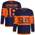 Adidas New York Islanders Men's Pat LaFontaine Authentic Navy 2024 Stadium Series Primegreen NHL Jersey
