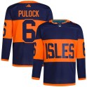 Adidas New York Islanders Men's Ryan Pulock Authentic Navy 2024 Stadium Series Primegreen NHL Jersey