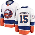 Fanatics Branded New York Islanders Men's Cal Clutterbuck Breakaway White Away NHL Jersey
