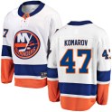 Fanatics Branded New York Islanders Men's Leo Komarov Breakaway White Away NHL Jersey