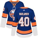 Adidas New York Islanders Women's Semyon Varlamov Authentic Royal Home NHL Jersey