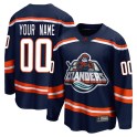 Fanatics Branded New York Islanders Men's Custom Breakaway Navy Custom Special Edition 2.0 NHL Jersey