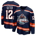 Fanatics Branded New York Islanders Men's Duane Sutter Breakaway Navy Special Edition 2.0 NHL Jersey