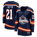 Fanatics Branded New York Islanders Women's Brent Sutter Breakaway Navy Special Edition 2.0 NHL Jersey