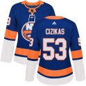 Adidas New York Islanders Women's Casey Cizikas Authentic Royal Blue Home NHL Jersey