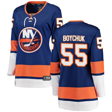Fanatics Branded New York Islanders Women's Johnny Boychuk Breakaway Blue Home NHL Jersey