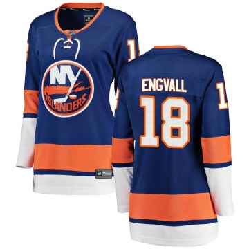 Fanatics Branded New York Islanders Women's Pierre Engvall Breakaway Blue Home NHL Jersey