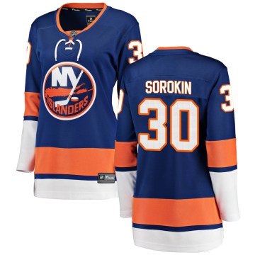 Fanatics Branded New York Islanders Women's Ilya Sorokin Breakaway Blue Home NHL Jersey
