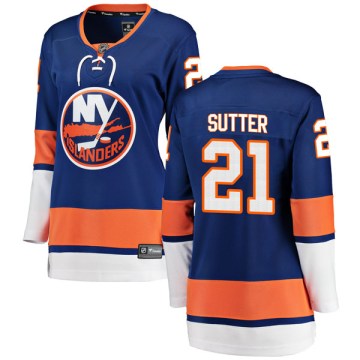 Fanatics Branded New York Islanders Women's Brent Sutter Breakaway Blue Home NHL Jersey