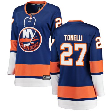Fanatics Branded New York Islanders Women's John Tonelli Breakaway Blue Home NHL Jersey