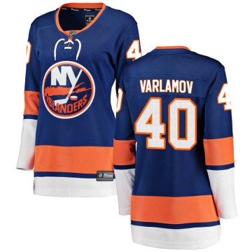 Fanatics Branded New York Islanders Women's Semyon Varlamov Breakaway Blue Home NHL Jersey