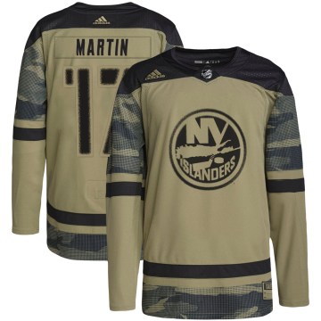 Adidas New York Islanders Youth Matt Martin Authentic Camo Military Appreciation Practice NHL Jersey