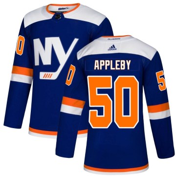 Adidas New York Islanders Men's Kenneth Appleby Authentic Blue Alternate NHL Jersey