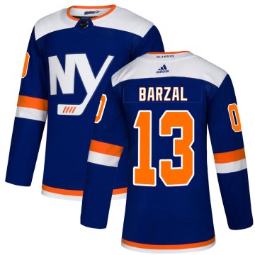 Adidas New York Islanders Men's Mathew Barzal Authentic Blue Alternate NHL Jersey
