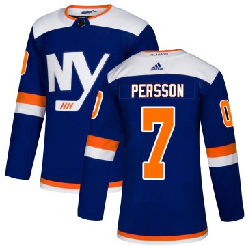 Adidas New York Islanders Men's Stefan Persson Authentic Blue Alternate NHL Jersey