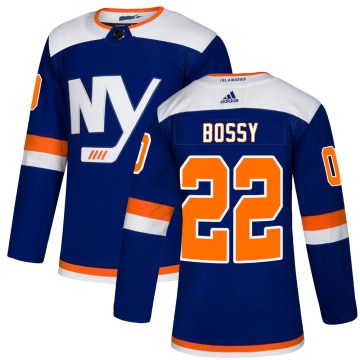 Adidas New York Islanders Youth Mike Bossy Authentic Blue Alternate NHL Jersey