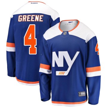 Fanatics Branded New York Islanders Youth Andy Greene Breakaway Blue Alternate NHL Jersey