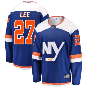 Fanatics Branded New York Islanders Youth Anders Lee Breakaway Blue Alternate NHL Jersey