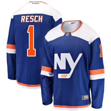 Fanatics Branded New York Islanders Youth Glenn Resch Breakaway Blue Alternate NHL Jersey