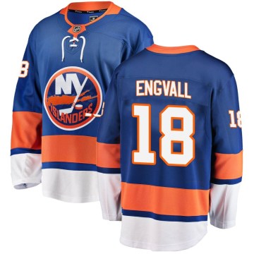 Fanatics Branded New York Islanders Youth Pierre Engvall Breakaway Blue Home NHL Jersey