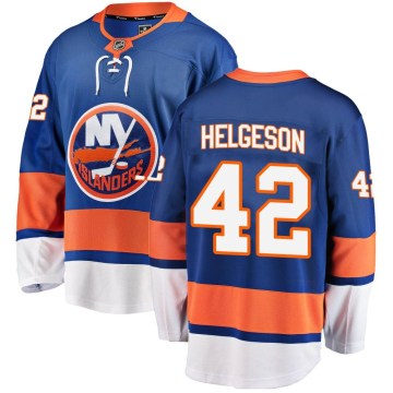 Fanatics Branded New York Islanders Youth Seth Helgeson Breakaway Blue Home NHL Jersey