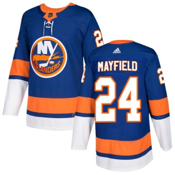 Adidas New York Islanders Men's Scott Mayfield Authentic Royal Home NHL Jersey