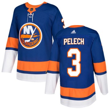 Adidas New York Islanders Men's Adam Pelech Authentic Royal Home NHL Jersey