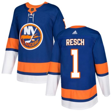 Adidas New York Islanders Men's Glenn Resch Authentic Royal Home NHL Jersey