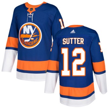 Adidas New York Islanders Men's Duane Sutter Authentic Royal Home NHL Jersey