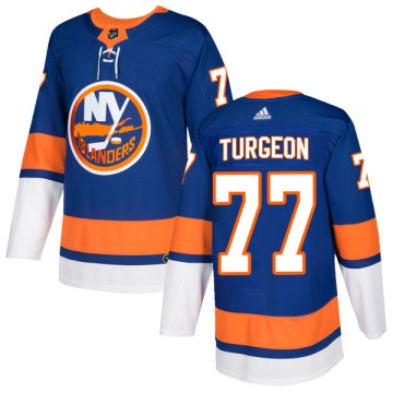 Adidas New York Islanders Men's Pierre Turgeon Authentic Royal Home NHL Jersey