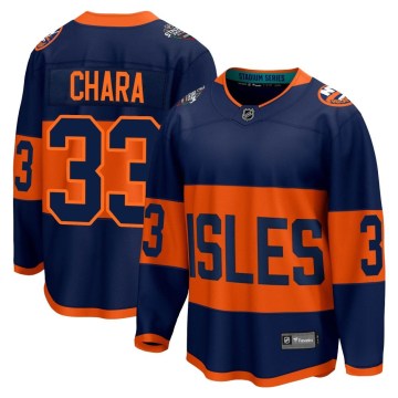 Fanatics Branded New York Islanders Men's Zdeno Chara Breakaway Navy 2024 Stadium Series NHL Jersey