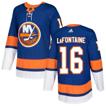 Adidas New York Islanders Youth Pat LaFontaine Authentic Royal Home NHL Jersey