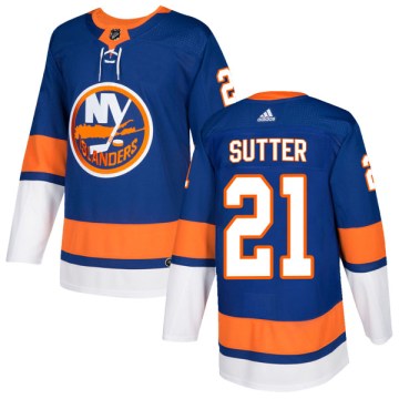 Adidas New York Islanders Youth Brent Sutter Authentic Royal Home NHL Jersey