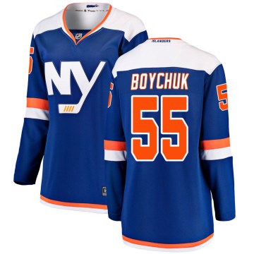 Fanatics Branded New York Islanders Women's Johnny Boychuk Breakaway Blue Alternate NHL Jersey