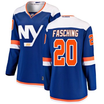 Fanatics Branded New York Islanders Women's Hudson Fasching Breakaway Blue Alternate NHL Jersey