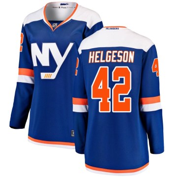 Fanatics Branded New York Islanders Women's Seth Helgeson Breakaway Blue Alternate NHL Jersey