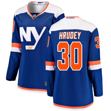 Fanatics Branded New York Islanders Women's Kelly Hrudey Breakaway Blue Alternate NHL Jersey